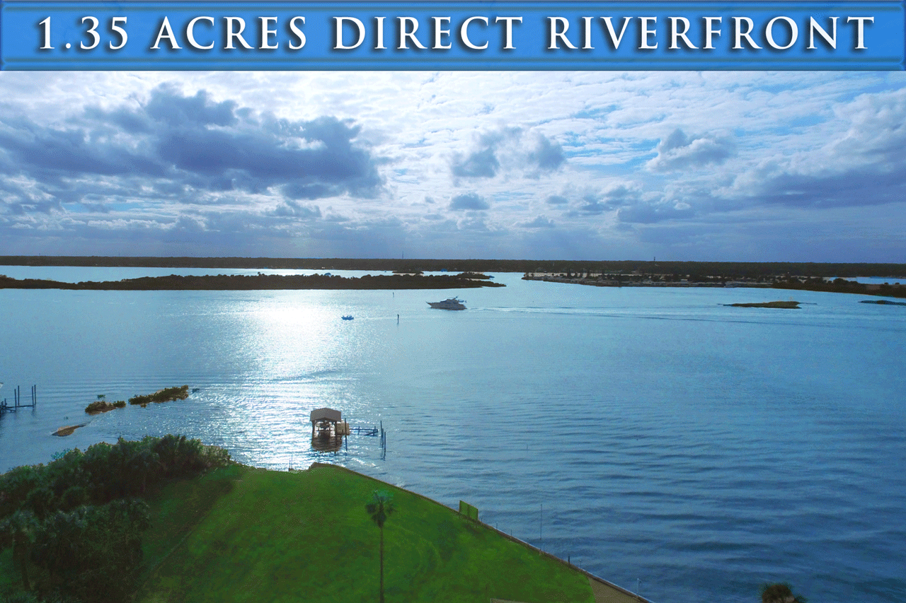 Riverfront homes for sale in Port Orange Florida. 1.35 acres beachside along the Intracoastal Waterway. Zoned Multifamily or Assisted Living Facility - Riverfront home Beachside Intracoastal Zoned Multi-Family